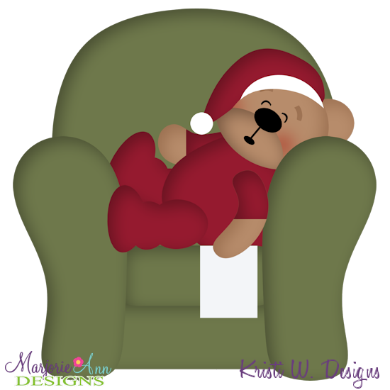 Waiting For Santa SVG Cutting Files Includes Clipart - Click Image to Close